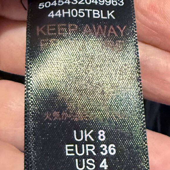 TopShop Maternity faux leather moto leggings sz 4 - Picture 6 of 6